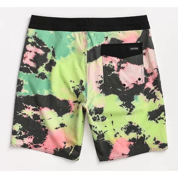 Volcom Boys Bolinas Stoney Tie Dye Board Shorts Boys Size 18 (29) - Picture 2 of 4